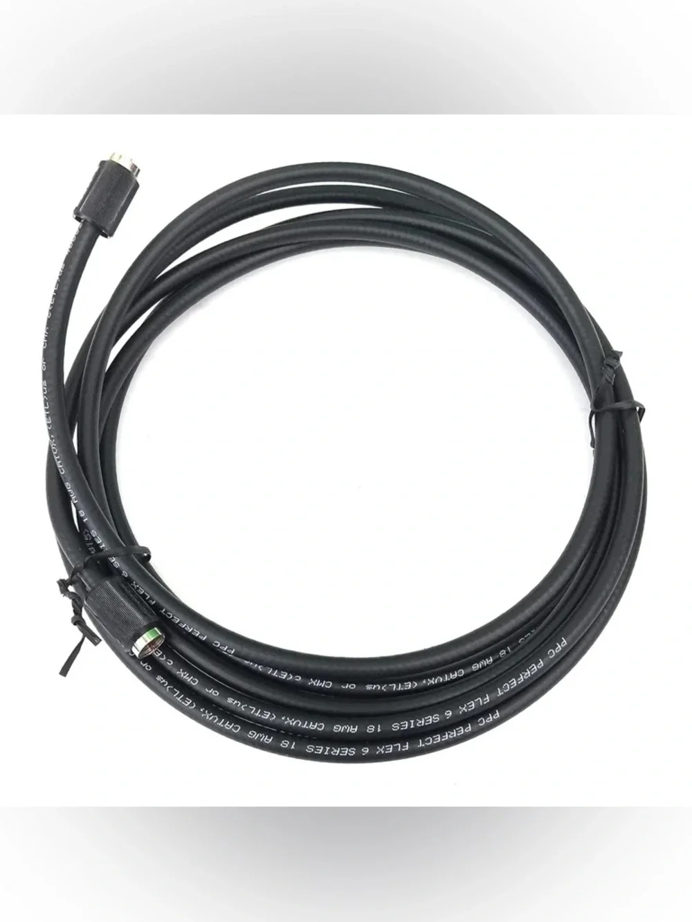 PPC Perfect Flex 6 Series (RG6) 18 AWG CATV coaxial cable - 6 ft
